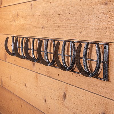 Easy-Up® Pro Mountable Horseshoe 6 Hook Rack