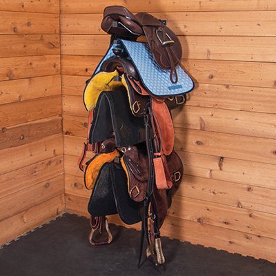 Easy-Up Pro Series 4-Tier Saddle Rack with Pad Bars