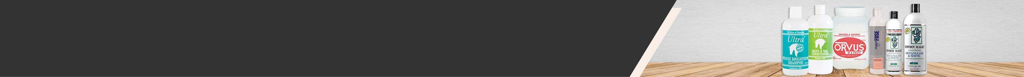 
<!-- AltImageNameForCategory -->
Shampoos, Conditioners, and Polishes for Horses