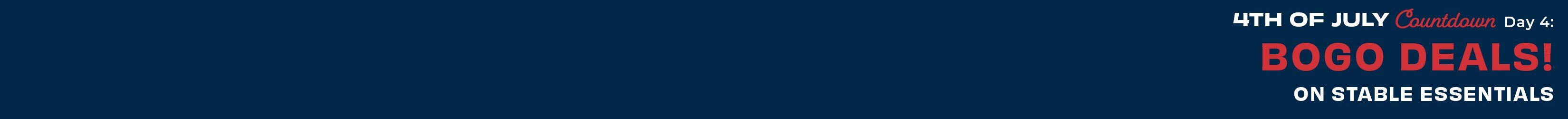 
<!-- AltImageNameForCategory -->
Day 4 - Buy One, Get One Free