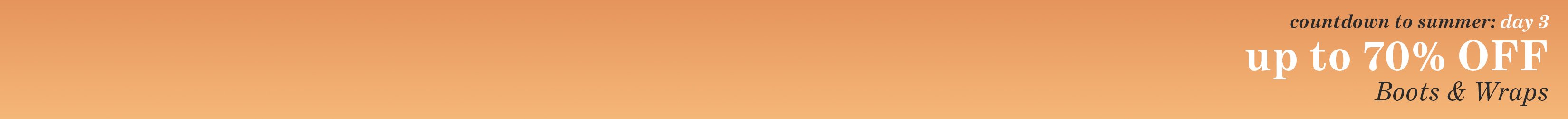 
<!-- AltImageNameForCategory -->
Countdown to Summer: Day 3