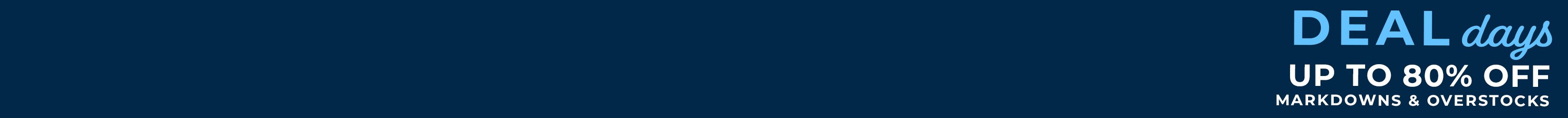 
<!-- AltImageNameForCategory -->
Deal Days