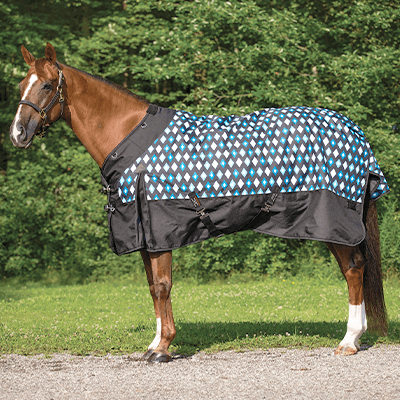 StormShield® Contour Collar Classic Limited Edition Diamond Pattern Turnout Blankets