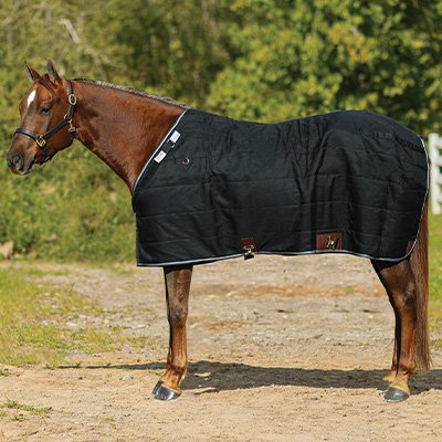 Adjusta-Fit Tekno-Fleece V-Free Leg Strap Horse Stable Blanket