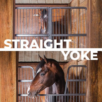 Yoke vs Straight Stall Gate