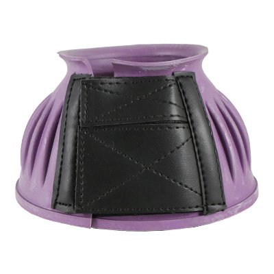 Dura-Tech Ribbed Rubber Double Lock Bell Boots for Horses