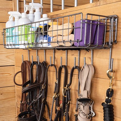 Easy-Up® Pro 36 Collapsible Basket and Tack Rack