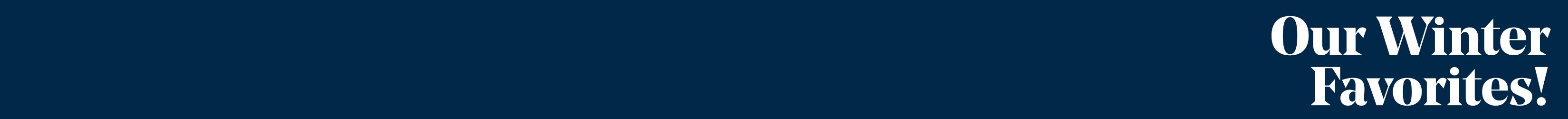 
<!-- AltImageNameForCategory -->
21 Winter Favorites