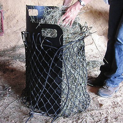 Hay net filler