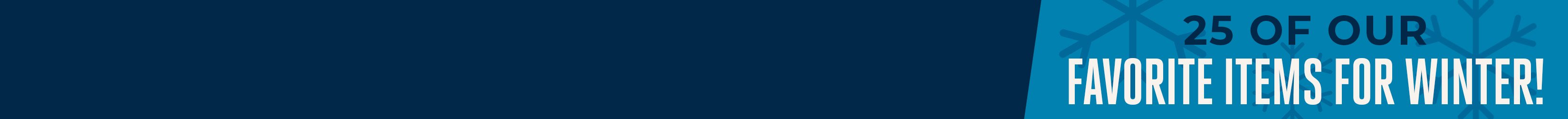 
<!-- AltImageNameForCategory -->
25 Must-Haves for Winter