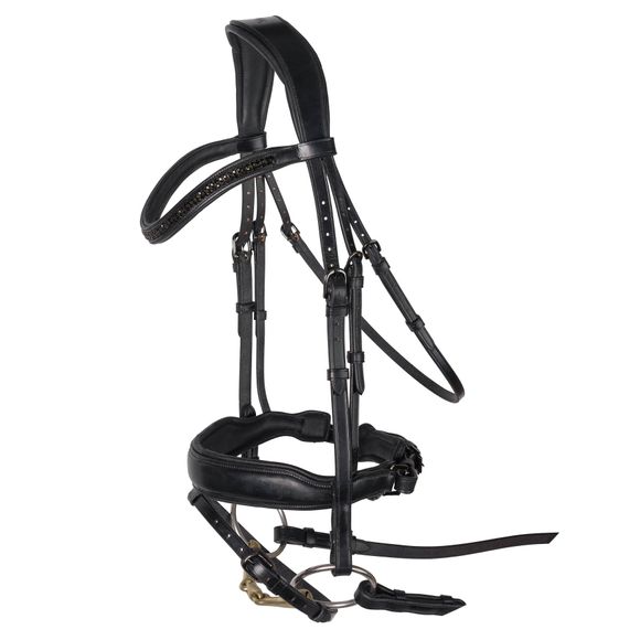 Exquisite Dressage Bridle Designed for Style and Comfort