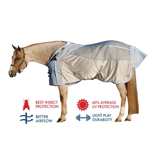 Why is this Hybrid Fly Sheet the best dual insect and UV protection?