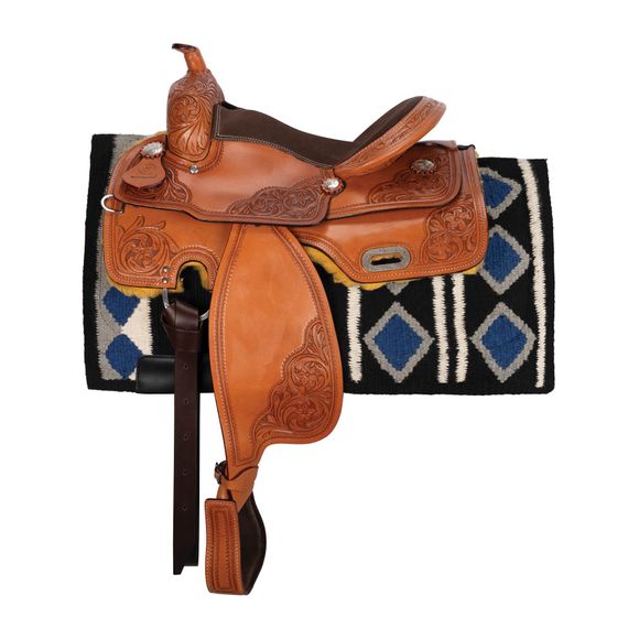 Attractive Hand Tooled All Around Saddle