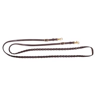 Billy Royal® One Piece Leather Trail Rein Dark Oil