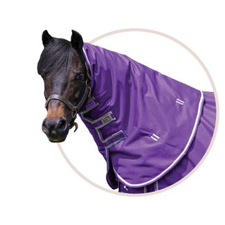 Dura-Tech® VIKING Solid Pony Neck Cover Small Purple