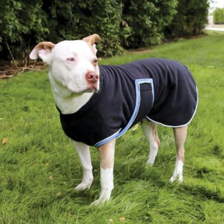 Dura-Tech Heavy Fleece Dress Dog Coat Small/Medium Black
