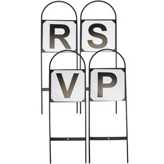 Easy-Up® Metal Dressage Arena Letters - Set of 4 (RSVP)image