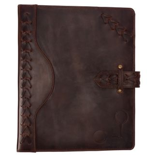 Schneiders® Leather Snaffle Four Ring Binder Padfolioimage