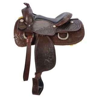 Schneiders® Open Range II Tooled Western Show Saddleimage