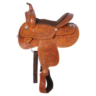Double S Outlaw Youth Tooled Saddle IIimage