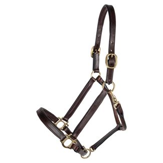 Schneiders® Double Stitched 3/4 Padded Leather Halterimage
