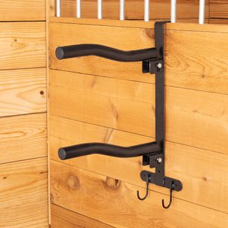 Schneiders® Easy-Up® Portable Double Saddle Rack with Drop Down Armsimage