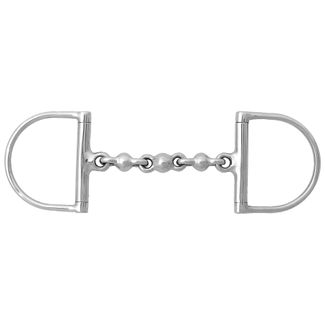 Korsteel Stainless Steel Waterford Hunter Dee Ring Snaffle Bitimage