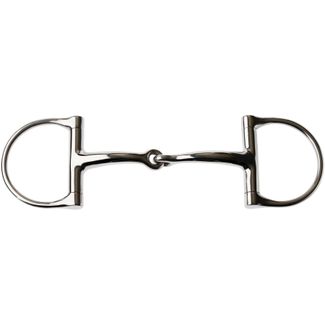 JP Korsteel Stainless Steel Regular Dee Ring Snaffle Bitimage