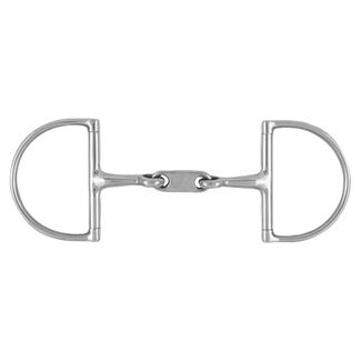 JP Korsteel Stainless Steel DR Bristol Hunter Dee Ring Snaffle Bitimage