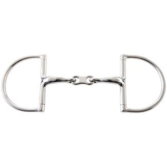 JP Korsteel Stainless Steel French Link Hunter Dee Ring Snaffle Bitimage