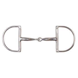 JP Korsteel Stainless Steel Hunter Dee Ring Snaffle Bitimage