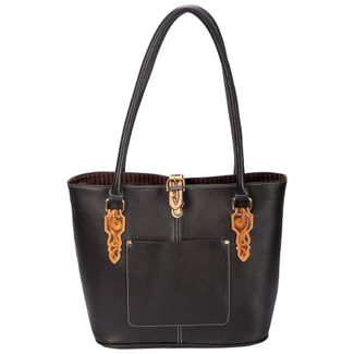 Schneiders® Tooled Leather Tote Bagimage