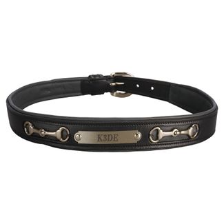 K3DE Padded Leather Belt with Snaffle Bitsimage