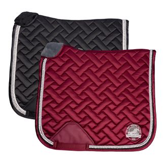 K3DE 2025 Satin Dressage Saddle Pad with Crystalsimage