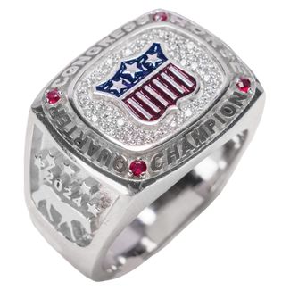 2024 Congress Top Fifteen Cushion Cut 14K White Gold Ringimage