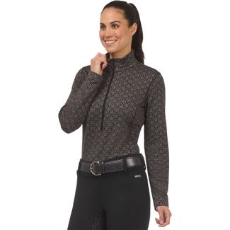 KerritsJ Ladies Fleece Half Zip Snaffle Links Topimage