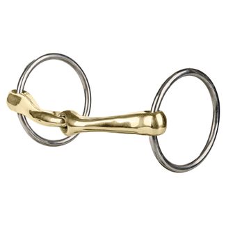 Sanft German Silver Demi Anky Loose Ring Snaffle Bit