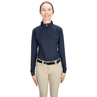 Romfh Ladies Quarter Zip Long Sleeve Sun Shirt