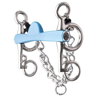 Metalab® Flexi Semi-Soft Ported Mullen Short Pelham Bitimage