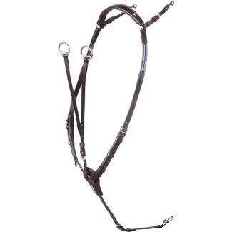 Stubben Pro Jump Breastplate with Running Martingale Attachmentimage