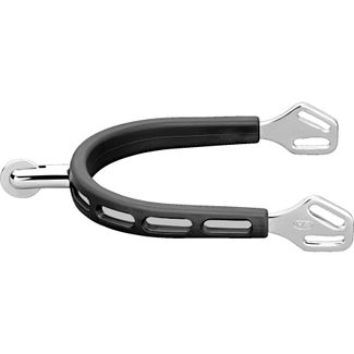Herm Sprenger ULTRAfit Extra Grip Small Rowel End Spurs with Balkenhol Fasteningimage