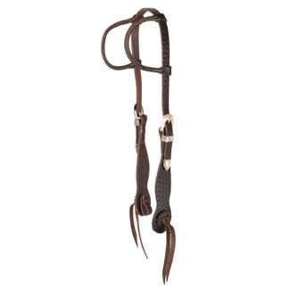 Billy Royal® Limited Edition Basketweave Shaped Cheek Two-Ear Ranch Headstallimage