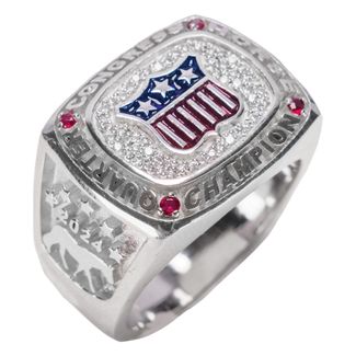 2025 Congress Finalist Cushion Cut 14K White Gold Ringimage