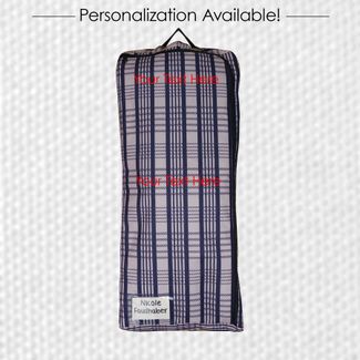 Medium Embroidery - Hunt Club Plaid Bridle Bag -1 Lineimage