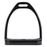 FES Black Powder Coated Stainless Steel Stirrup Irons38223_glossblack.jpg image