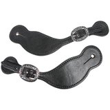 Billy Royal® Black Leather Western Spur Strap40419_black.jpg image