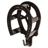 Berlin Brass Double Horseshoe Bridle Rack41450_black.jpg image