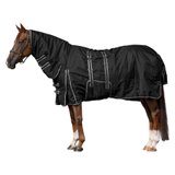 StormShield® Blizzard II Attached Neck Euro Bellyband 380g Heavy Weight Turnout Blanket44052_blackgrey.jpg image