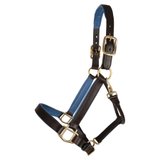 Schneiders® Double Stitch Contrast Color Padded Leather Halter45474_brownroyal.jpg image