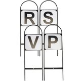 Easy-Up® Metal Dressage Arena Letters - Set of 4 (RSVP)45533_black.jpg image